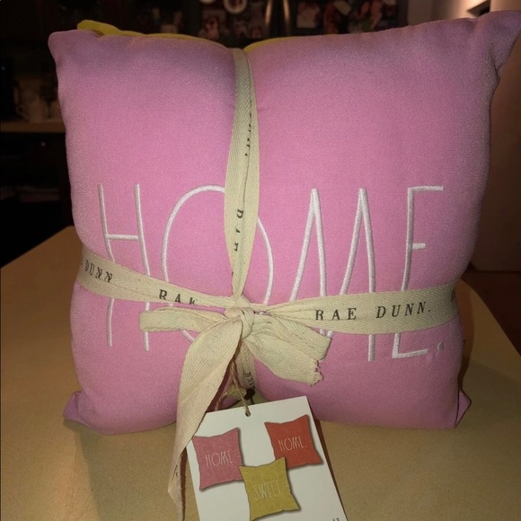 Rae Dunn Accents Rae Dunn Home Sweet Home 2 Pillows Set Of 3 Poshmark
